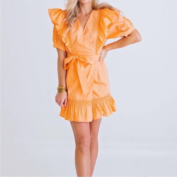 Karlie Puff Sleeve Dress - Picture 1 of 4